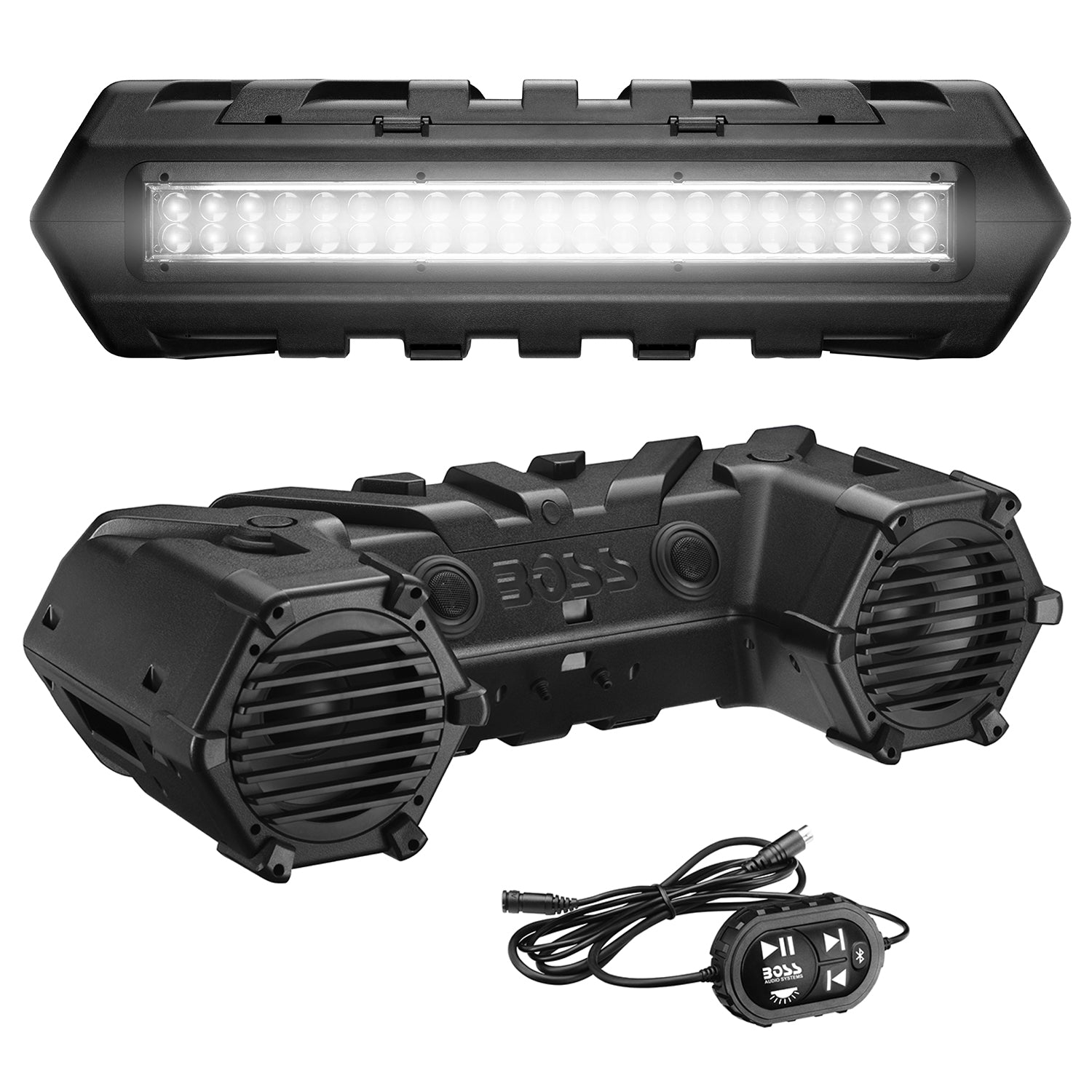 Boss Audio Systems ATV Bluetooth Sound System/ 8in Amplified Speakers - 0