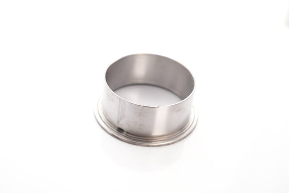 T4 T/HSG. 3-5/8 V-BAND OUTLET FLANGE TO 3 TUBE MILD STEEL (STAMPING)