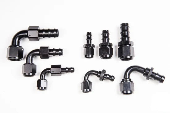 Radium Engineering Pushlok Hose End 12AN Straight