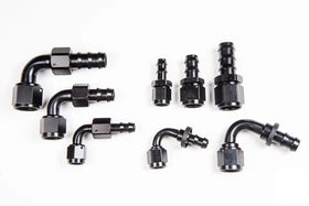 Radium Engineering 180 Degree 10AN Pushlok Hose End Fitting