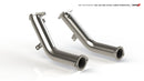 AMS PERFORMANCE VR30DDTT RACE LOWER DOWNPIPES-7