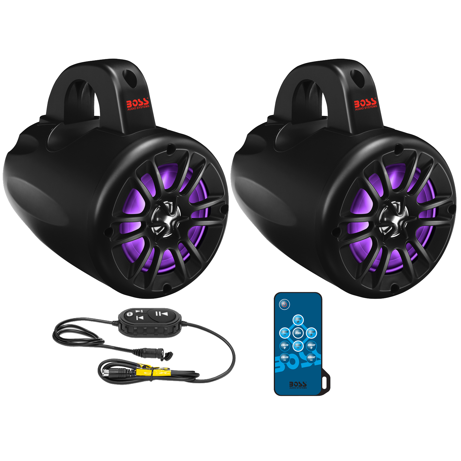 BOSS Audio Systems ATV 4in Amplified Bluetooth Waketower IPX5 Speakers