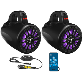 BOSS Audio Systems ATV 4in Amplified Bluetooth Waketower IPX5 Speakers