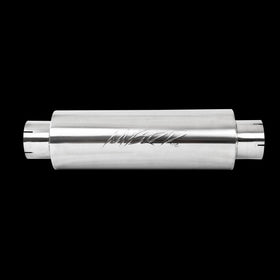 MBRP Universal Quiet Tone Muffler 5in Inlet /Outlet 8in Dia Body 31in Overall - 0
