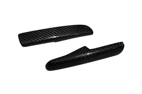 Rexpeed Carbon Fiber Rear Bumper Inserts for Evo X (R138)