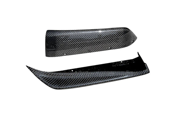 Rexpeed Carbon Fiber Rear Bumper Spats for Evo X (R96)