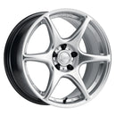 Kansei K11S Tandem 18x8.5in / 5x120 BP / 35mm Offset / 72.6mm Bore - Hyper Silver Wheel-1