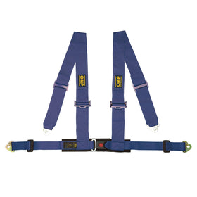 OMP 4 Point Harness - Blue