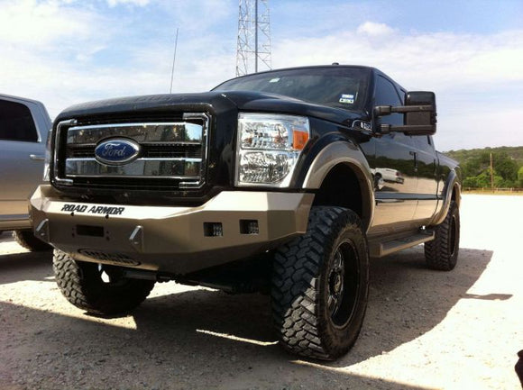 Road Armor 11-16 Ford F-250 Stealth Front Winch Bumper - Tex Blk