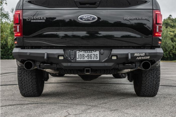Road Armor 17-20 Ford Raptor Stealth Rear Non-Winch Bumper - Tex Blk