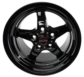 Race Star 92 Drag Star Bracket Racer 15x10 5x4.50BC 6.25BS Gloss Black Wheel - 0