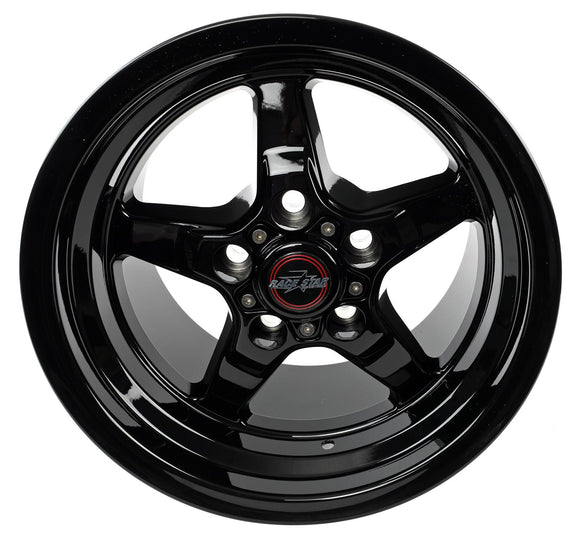Race Star 92 Drag Star Bracket Racer 15x10 5x4.50BC 6.25BS Gloss Black Wheel