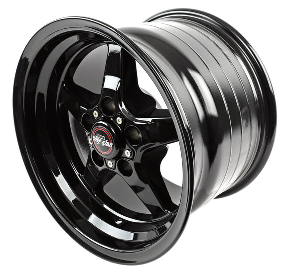 Race Star 92 Drag Star Bracket Racer 15x10 5x4.50BC 6.25BS Gloss Black Wheel