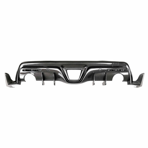 MB-style carbon fiber rear diffuser for 2020-2026 Toyota GR Supra