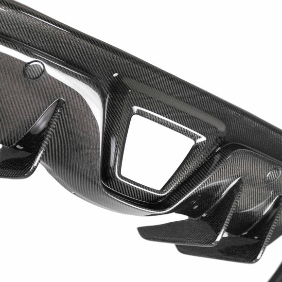 MB-style carbon fiber rear diffuser for 2020-2026 Toyota GR Supra