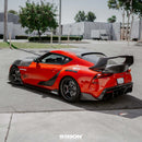 MB-style carbon fiber rear diffuser for 2020-2026 Toyota GR Supra-8