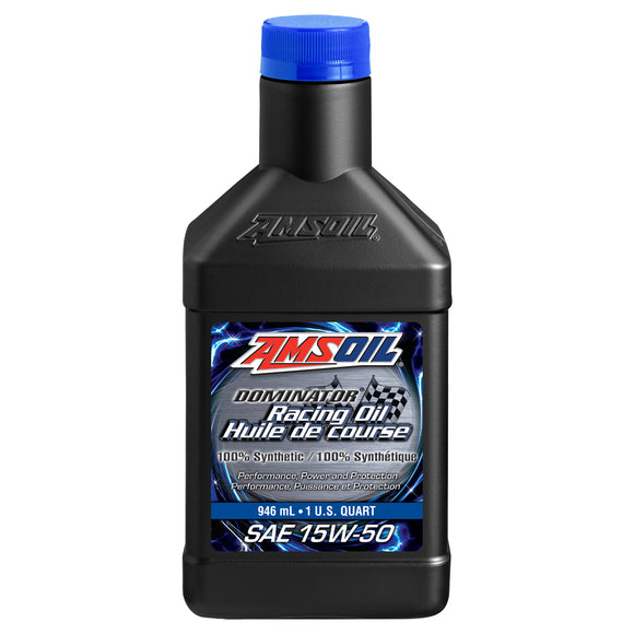AMSOIL DOMINATOR 15W-50 100% Synthetic Racing Oil 946 ml Bottle