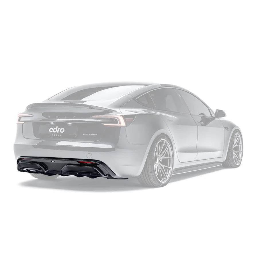 Tesla Model 3 Highland Carbon Fiber Rear Diffuser - 0