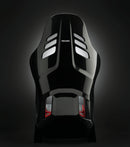 Recaro Podium CFK (CF/Kevlar) FIA/ABE Medium/Left Hand Seat - Alcantara Blk/Leather Red-3