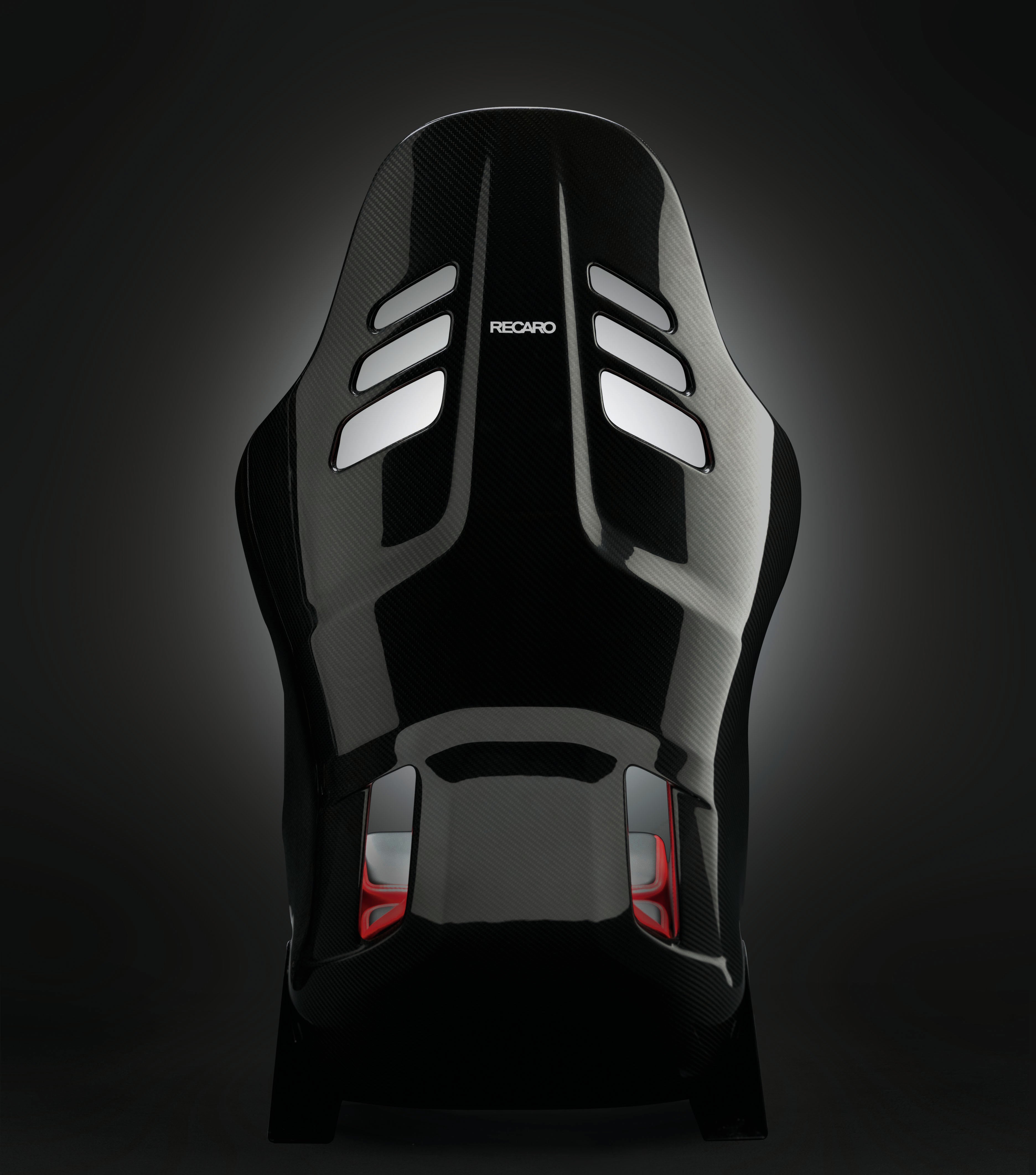 Recaro Podium CFK (CF/Kevlar) FIA/ABE Large/Right Hand Seat - Alcantara Blk/Leather Red