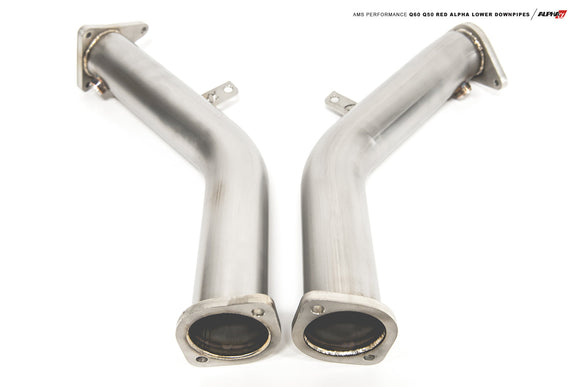 AMS PERFORMANCE VR30DDTT RACE LOWER DOWNPIPES