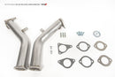 AMS PERFORMANCE VR30DDTT RACE LOWER DOWNPIPES-6