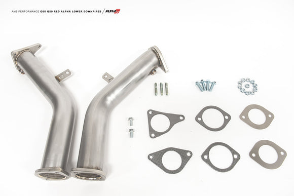 AMS PERFORMANCE VR30DDTT RACE LOWER DOWNPIPES