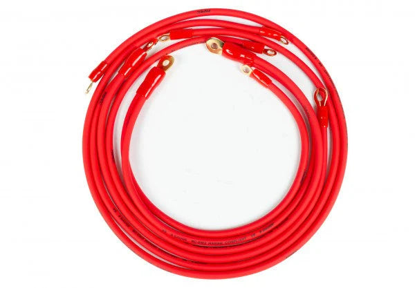 STILLEN GROUNDING KIT 02-08 MAXIMA / 02-06 ALTIMA 3.5L - RED