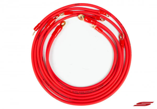 STILLEN GROUNDING KIT 90-96 300ZX - RED