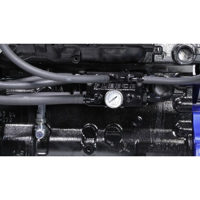 Fleece Performance Regulated Return Fuel Distribution Block 07.5-16 Cummins - 0