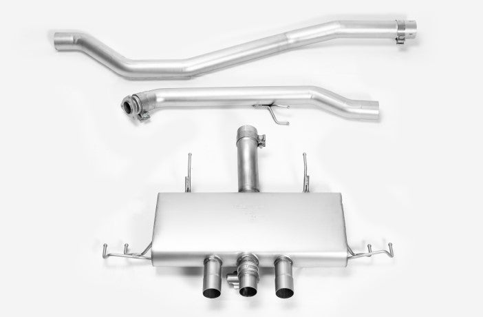 Remus cat-back Sport Exhaust centered (absorption principle) Honda Civic Type-R, incl. EC approval
