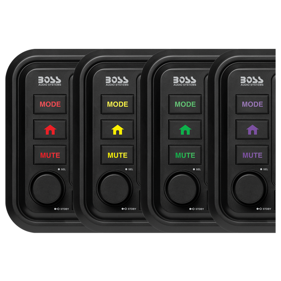 Boss Audio Systems Marine Gauge Receiver/ 5in Touchscreen/ Amplified