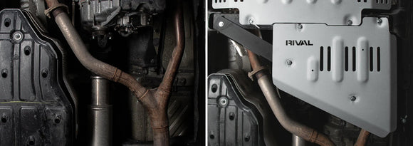 RIVAL Aluminum Transfer Case Skid Plate 2021-2025 Toyota Tundra CrewMax | 2022-2025 Toyota Sequoia