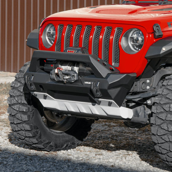 RIVAL Jeep Wrangler Front Aluminum Bumper Jeep Wrangler JL Jeep Wrangler JK Jeep Gladiator except Mojave