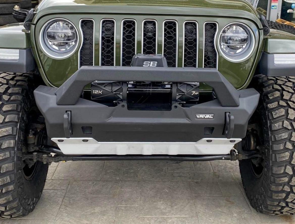 RIVAL Jeep Wrangler Front Aluminum Bumper Jeep Wrangler JL Jeep Wrangler JK Jeep Gladiator except Mojave