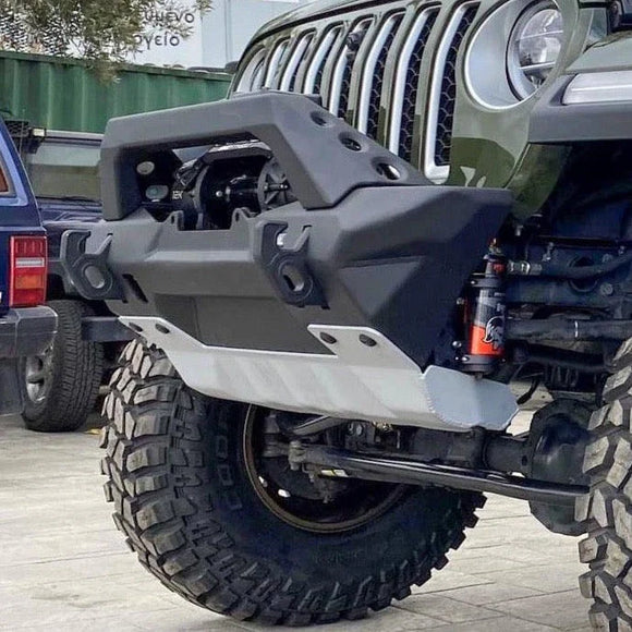 RIVAL Jeep Wrangler Front Aluminum Bumper Jeep Wrangler JL Jeep Wrangler JK Jeep Gladiator except Mojave