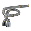 Remark 2022+ Honda Civic Sport Hatchback FL2 (Link Loop) Catback Exhaust Burnt Stainless Steel Tip-2