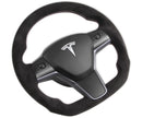 Rekudo Alcantara Wrapped Steering Wheel For Tesla Model 3-2