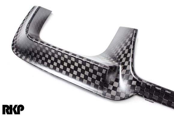 RKP BMW F10 M5 Carbon Front Lip - Checkerboard Weave