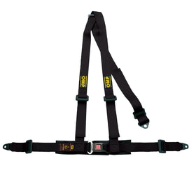 OMP 3 POINT HARNESS - ROAD 3 ECE 2208 BLACK