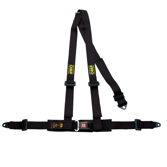 OMP 3 POINT HARNESS - ROAD 3 ECE 2208 BLACK