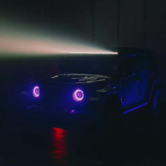 ORACLE Lighting Integrated Windshield Roof LED Light Bar System for Jeep Wrangler JL & Gladiator JT