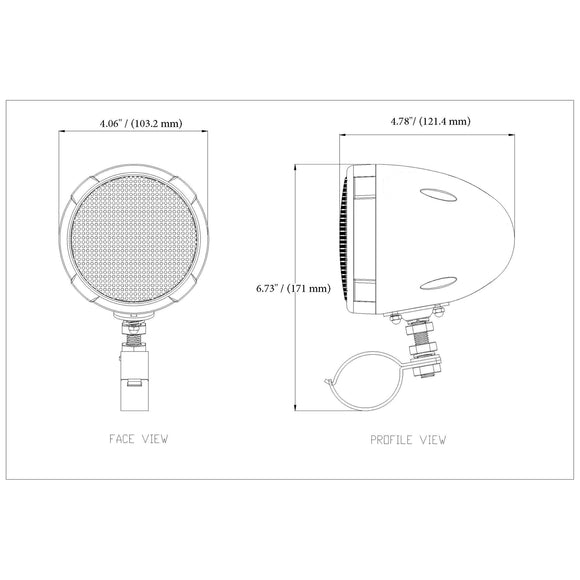 Boss Audio Systems Motorcycle Speaker Amplifier/ Bluetooth/ 3in Speakers