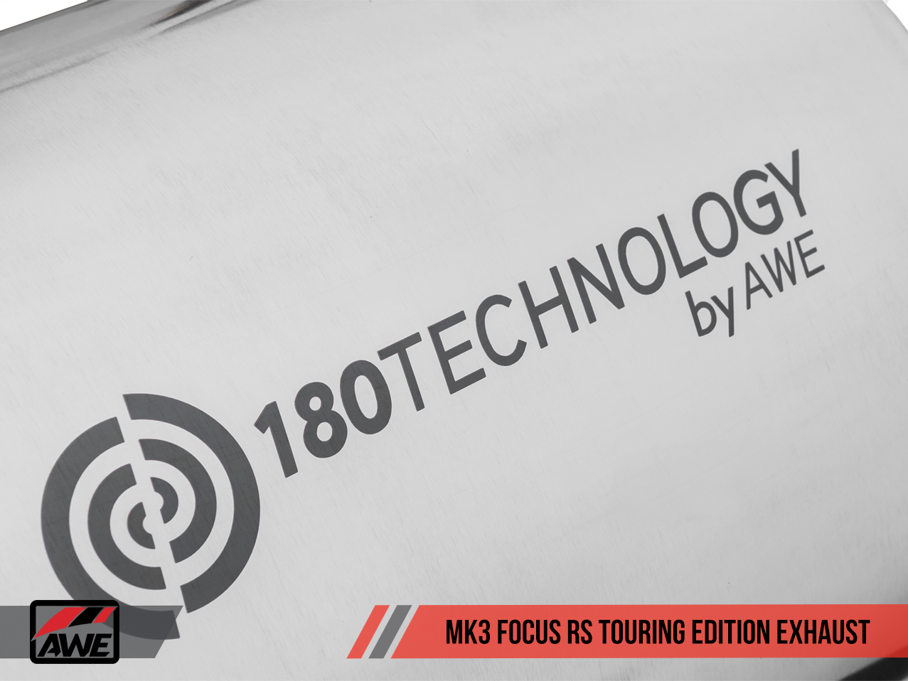 AWE Ford Focus ST Touring Edition Cat-back Exhaust - Non-Resonated - Chrome Silver Tips