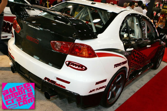 Seibon 08-09 Mitsubishi Evo X OEM-style Carbon Fiber Rear Spoiler