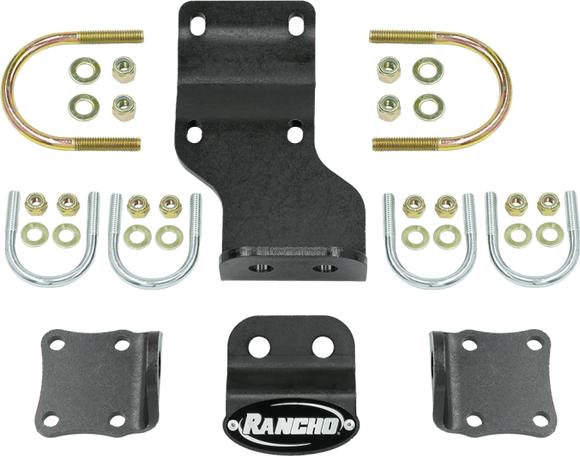 Rancho 2020 Jeep Gladiator Steering Damper Bracket Dual Stabilizer Bracket