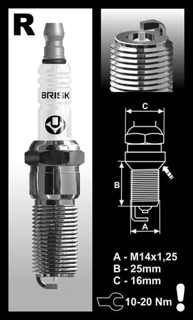 KATECH BRISK SILVER SPARK PLUGS GEN V LT - 1 STEP COLDER - 0