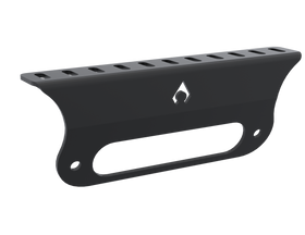 Artec Industries 07-25 Jeep Wrangler JL Jt High Clearance Comp Front Bumper Fairlead Light Bracket