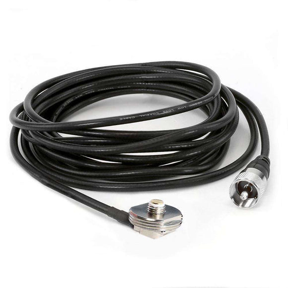 Rugged Radios 13 Ft Antenna Coax Cable with 3/8 NMO Mount