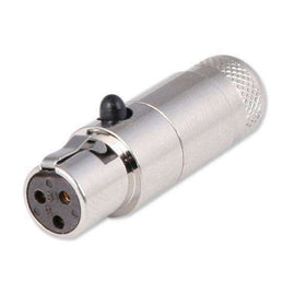 Rugged Radios 3-Pin Female Mini XLR Connector TA3FL